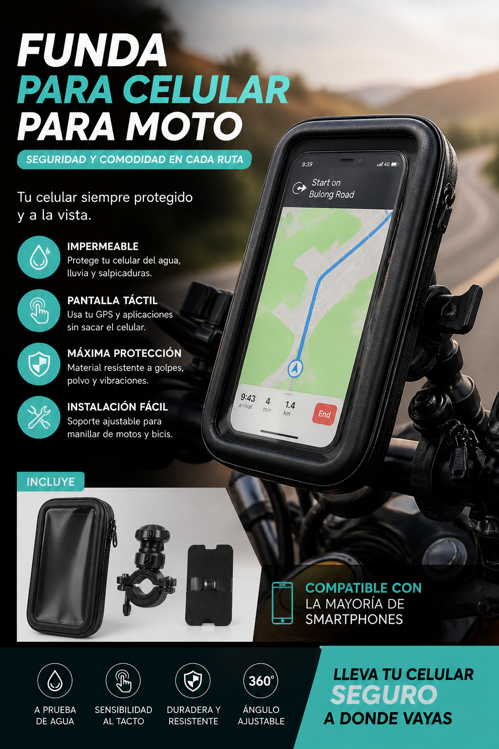 Funda de celular para Moto