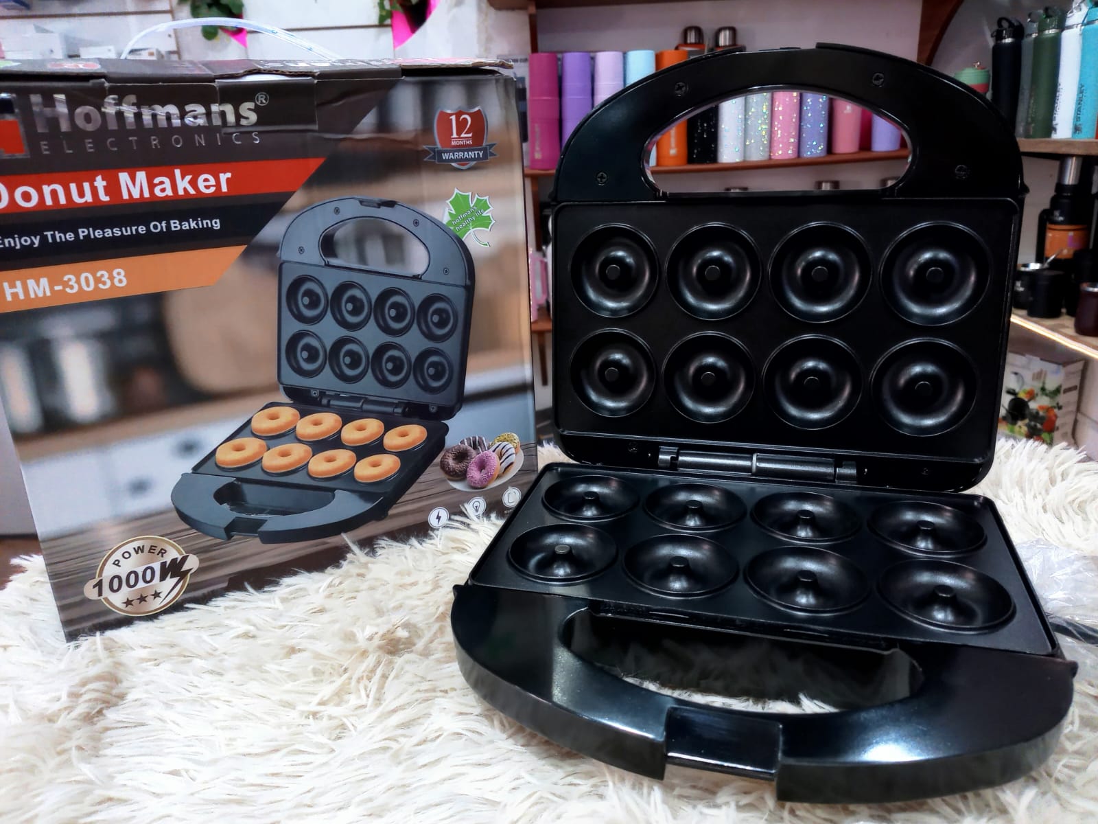 Máquina de Mini Donas Hoffmans 1000W (Modelo HM-3038) - Imagen 2